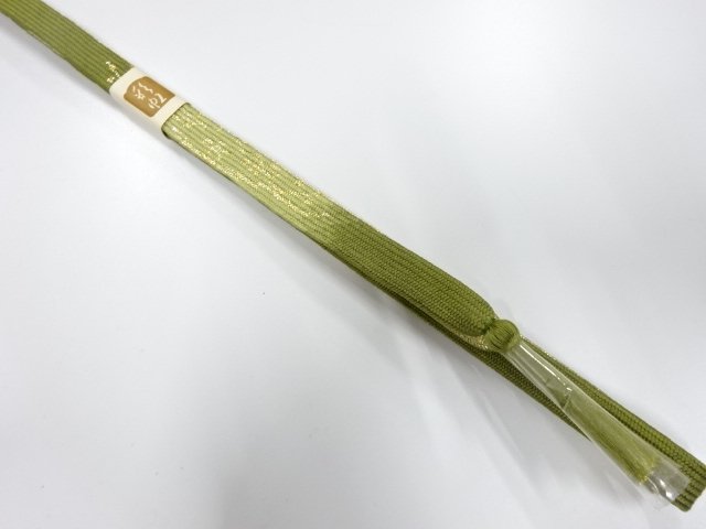 JAPANESE KIMONO / UNUSED KOREI HAND-TIED OBIJIME